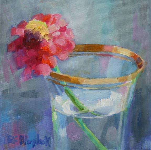 Paintings By American glass Daily painting  gold Elizabeth Blaylock, Impressionist