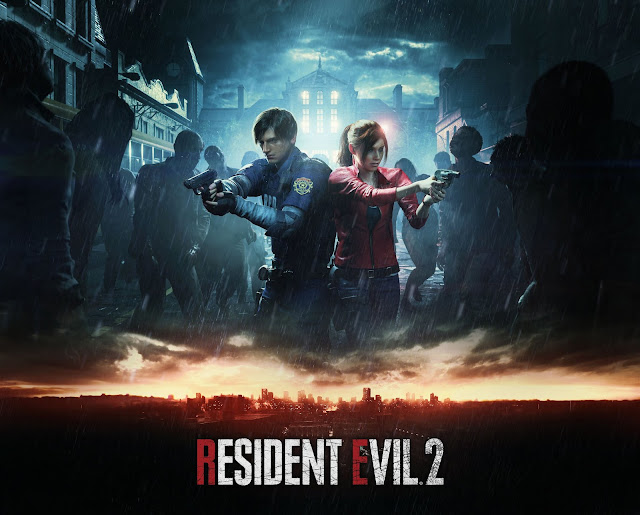 Resident Evil 2 (poster ufficiale del videogioco)