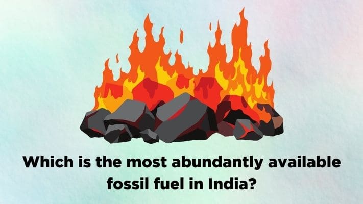 Which is the most abundantly available fossil fuel in India?