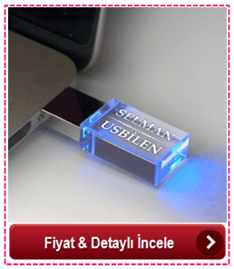 Kişiye Özel LED Işıklı Akrilik USB Bellek