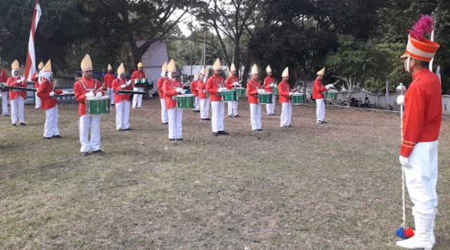 Prestasi Membanggakan, " 4 Tahun Drum Band Gita Bahana SMKN 2 Selayar, Iringi Upacara HUT RI Di Bontomanai "