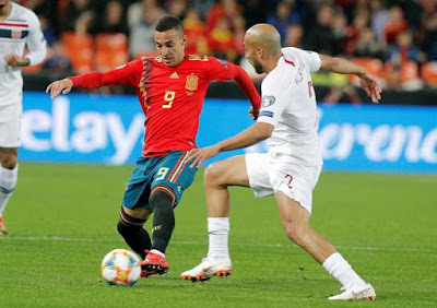 Spain vs Norway : Group F Euro 2020 qulaifier