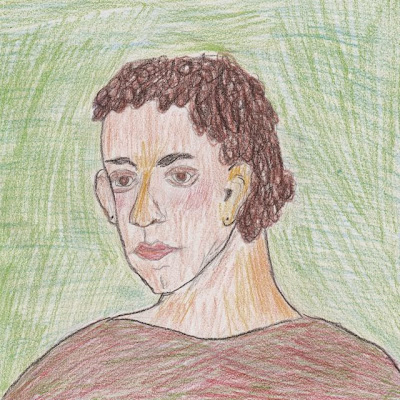 colored pencil sketch of a eunuch
