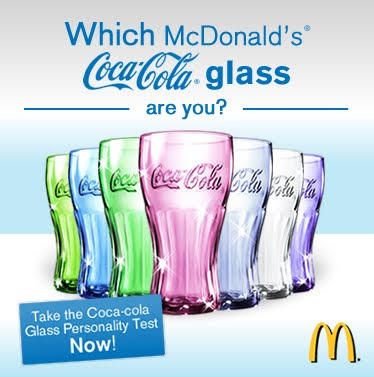 coca cola glasses. McDonald FREE Coke Glass (7