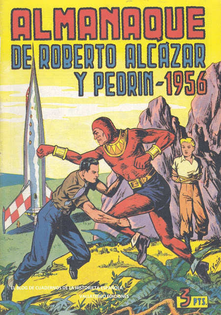 Almanaque  1956 Roberto Alcázar y Pedrín