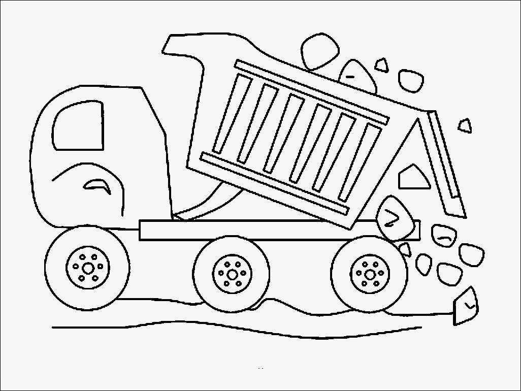 crayola dump truck coloring pages
