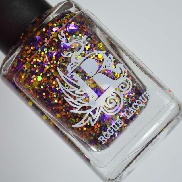 halloween glitter nail polish