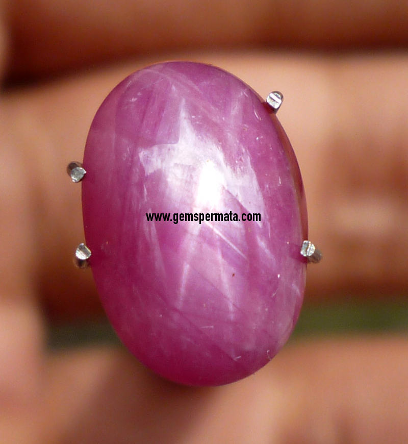 NATURAL RUBY  STAR KODE 245G Toko Batu  Gambar Jual 