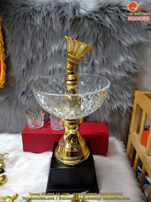 Cúp Cầu Lông Pha Lê