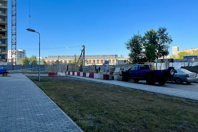 улица Ротмистрова, строящийся жилой комплекс «Родной город. Октябрьское поле»