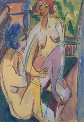  Ernst Ludwig Kirchner - women in the bath, 1919  