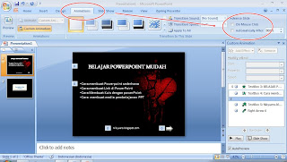 Cara mematikan auto mouse klik di powerpoint