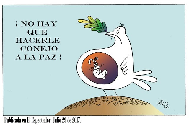 Conejo a la paz.