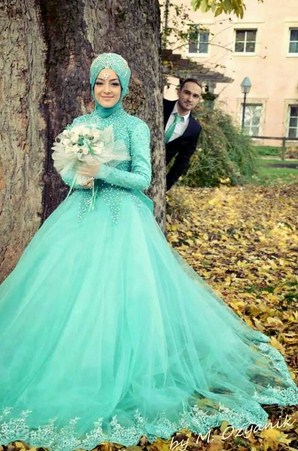 31 Model  Gaun  Pengantin  Muslimah Terindah di Dunia Tahun 