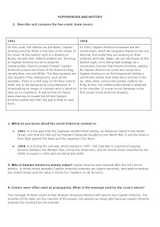 In this lesson, students analyse the link between history and superhero stories through Captain America comic books, and practise their speaking, reading and writing skills.