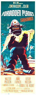 FORBIDDEN PLANET. Estados Unidos. Insert: 36 x 91 cms. PLANETA PROHIBIDO. Forbidden Planet. 1956. Estados Unidos. Dirección: Fred McLeod Wilcox. Reparto: Walter Pidgeon, Anne Francis, Leslie Nielsen, Warren Stevens, Jack Kelly, Richard Anderson, Earl Holliman, George Wallace.