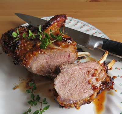 Apricot & Mustard Glazed Rack of Lamb