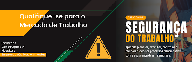 Curso Todo Online Auxiliar de Segurança do Trabalho