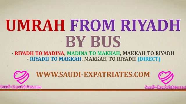 UMRAH SERVICE FROM RIYADH BY BUS