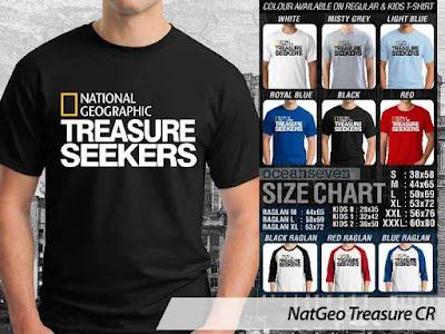 T shirt National Geographic Treasure Seekers