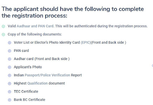 CSC New Registration 2023 New Process - CSC VLE New Registration - CSC Registration Required Documents
