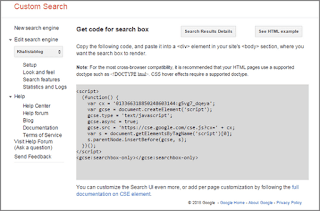 How to Add Google Custom Search Engine in Blog