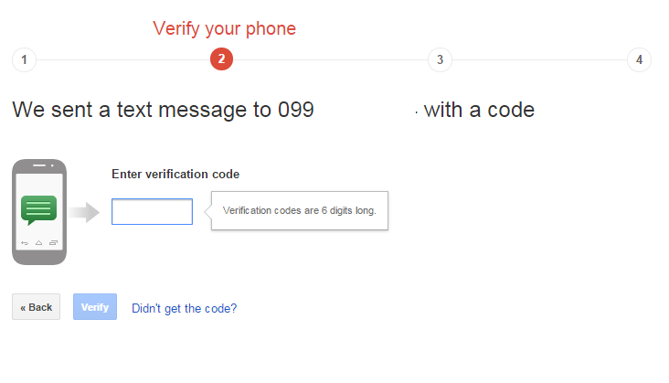  Gmail 2 Step Verification