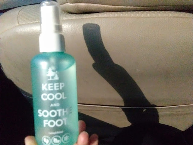 Review Soothe Cooling Foot Spray
