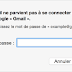 Erreur de synchronisation gmail