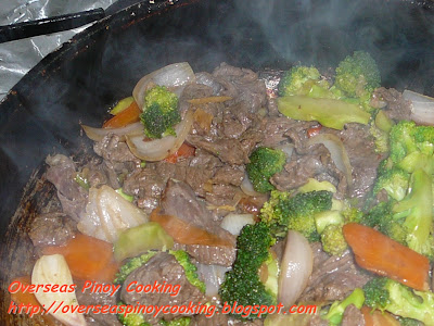 Beef and Broccoli Stirfry - Cooking Procedure