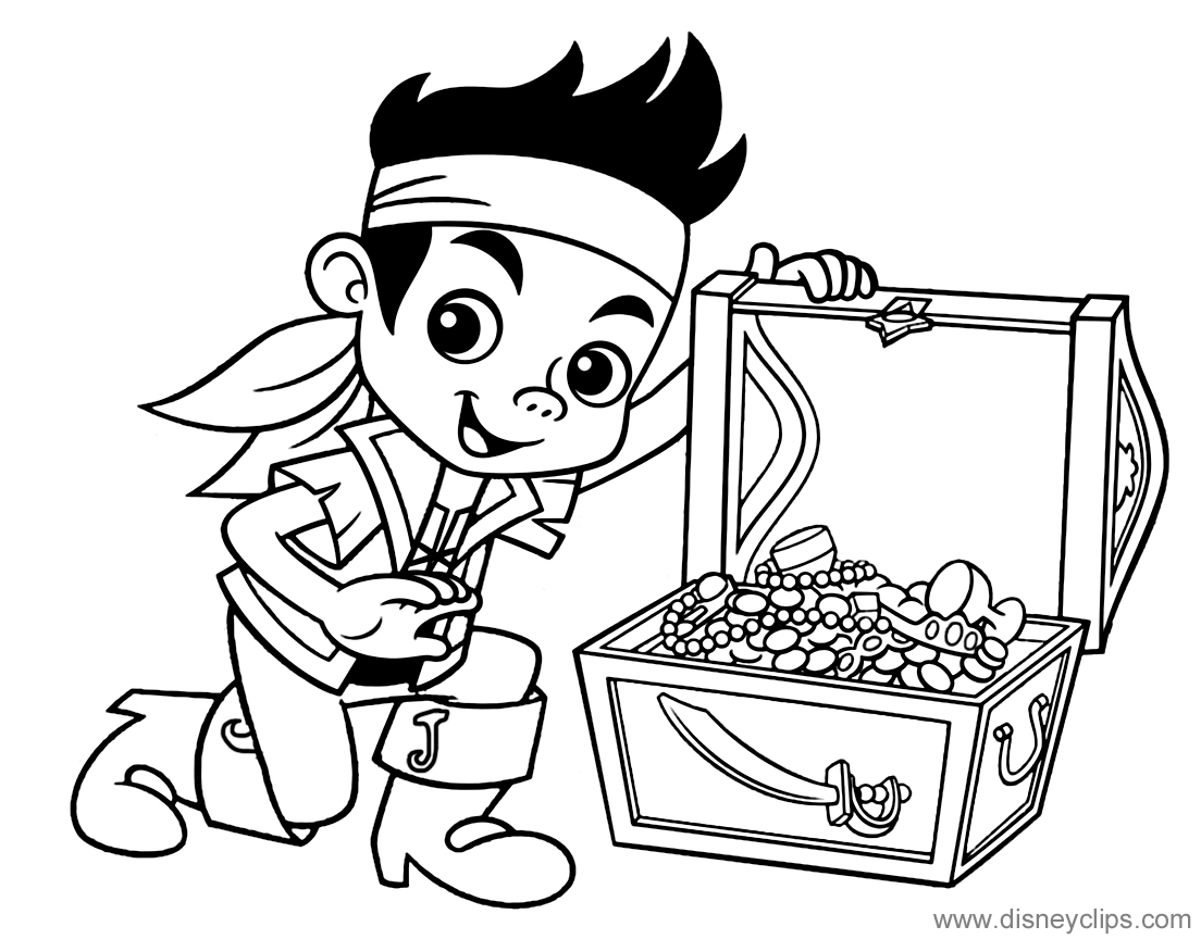 Neverland Pirates Coloring Pages