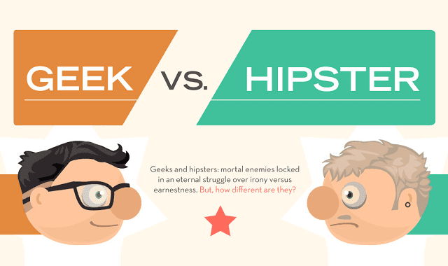 Image: Geeks vs. Hipsters