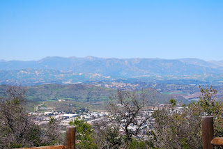 A view of the Santa Monica Mountains from Newbury Park, CA