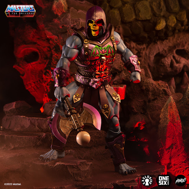 Mondo MASTERS OF THE UNIVERSE SKELETOR Deluxe Timed Edition 6th Scale Figure 001
