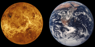 Venus es muy similar a la Tierra