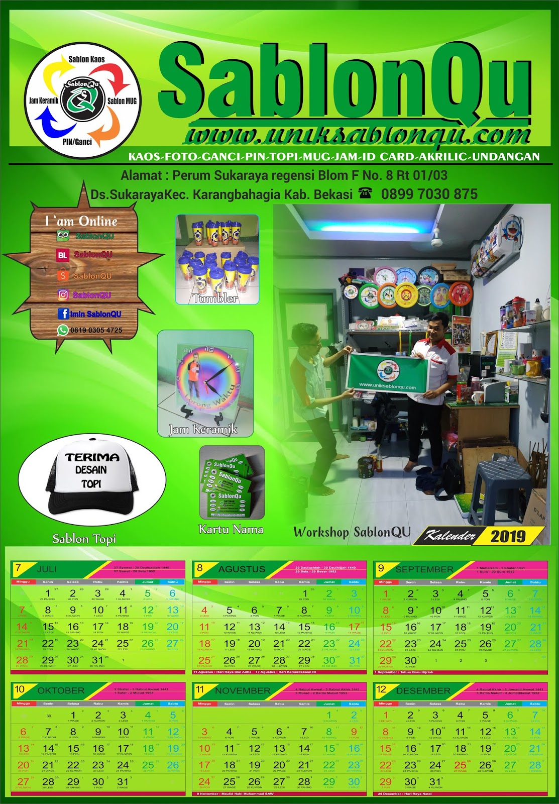 87 Contoh Kalender satuan Agen87