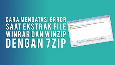 Cara Extract File Winrar atau Winzip Menjadi Folder File