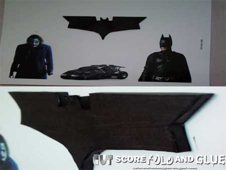 Batman Begins Papercraft - Logo