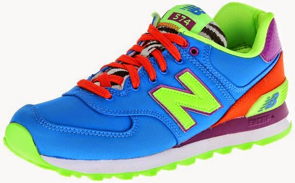 New Balance Women's WL574 Pop safari Pack Running Shoe