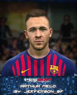 PES 2017 Faces Arthur Melo by FaceEditor Jefferson_SF