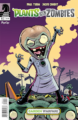Cover of Plants vs Zombies: Garden Warfare #1, courtesy of Dark Horse Comics