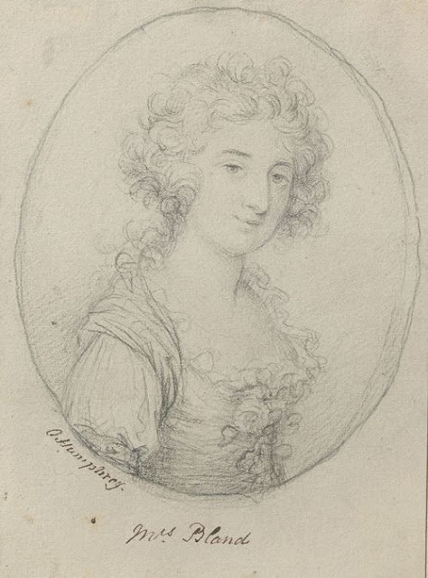 Mrs Bland - portrait Humphry