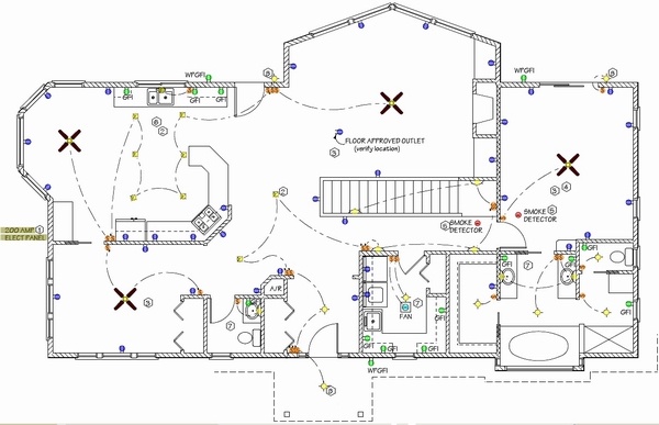 Electrical Symbols House Wiring Diagrams