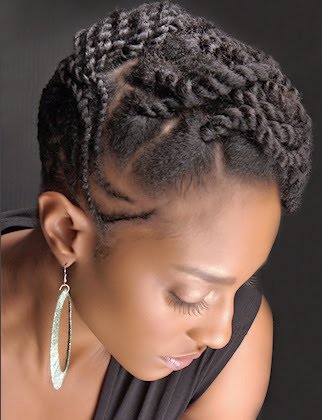 hairstyles with twists in the front. be twist and braid updos.