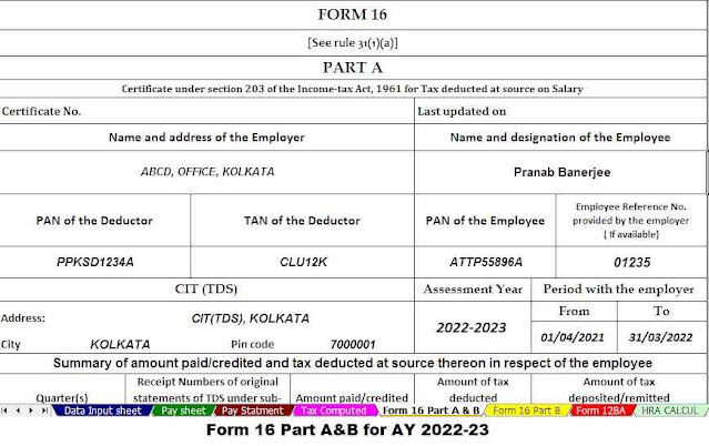 Form 16 A and B- the two sides you need to know