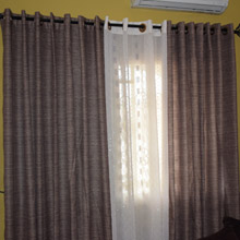 Green Eyelet Living Room Curtains in Port Harcourt, Nigeria