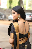 Poorna in Cute Backless Choli Saree Stunning Beauty at Avantika Movie platinum Disc Function ~  Exclusive 048.JPG