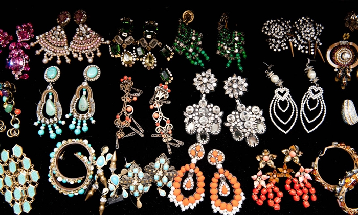 Mary Alice Stephenson closet earrings collection