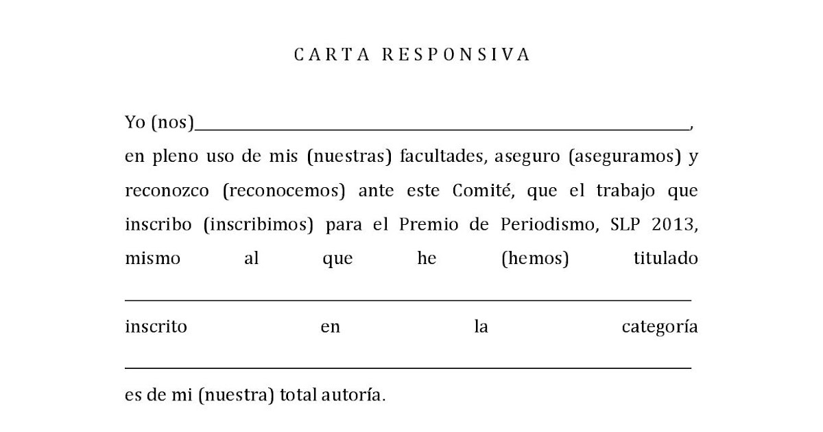 Premio Estatal de Periodismo de San Luis Potosí: Ficha de 