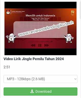 jingle pemilu serentak 2024 mp3